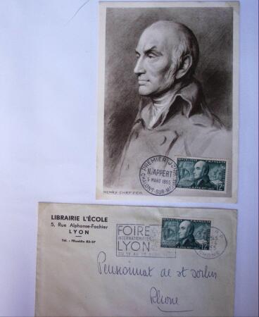 1955-1959 Classeur blanc, contenant environs 400 plis,