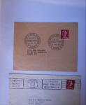 1955-1959 Classeur blanc, contenant environs 400 plis,