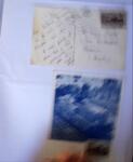 1955-1959 Classeur blanc, contenant environs 400 plis,