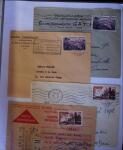 1955-1959 Classeur blanc, contenant environs 400 plis,