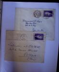 1955-1959 Classeur blanc, contenant environs 400 plis,