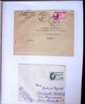 1955-1959 Classeur blanc, contenant environs 400 plis,