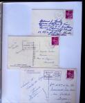 1955-1959 Classeur blanc, contenant environs 400 plis,