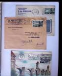 1955-1959 Classeur blanc, contenant environs 400 plis,