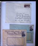 1955-1959 Classeur blanc, contenant environs 400 plis,
