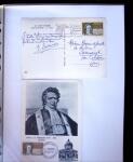 1955-1959 Classeur blanc, contenant environs 400 plis,