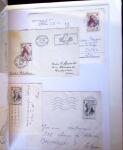 1955-1959 Classeur blanc, contenant environs 400 plis,