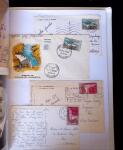 1955-1959 Classeur blanc, contenant environs 400 plis,