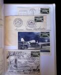 1955-1959 Classeur blanc, contenant environs 400 plis,