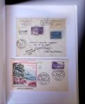 1955-1959 Classeur blanc, contenant environs 400 plis,