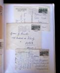 1955-1959 Classeur blanc, contenant environs 400 plis,