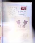 1955-1959 Classeur blanc, contenant environs 400 plis,
