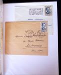 1955-1959 Classeur blanc, contenant environs 400 plis,