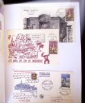 1955-1959 Classeur blanc, contenant environs 400 plis,