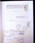 1955-1959 Classeur blanc, contenant environs 400 plis,