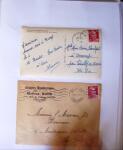 1945-1950 Classeur Blanc contenant environs 250/300