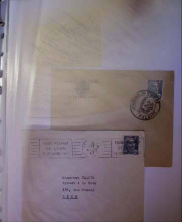 1945-1950 Classeur Blanc contenant environs 250/300