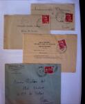 1945-1950 Classeur Blanc contenant environs 250/300