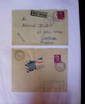1945-1950 Classeur Blanc contenant environs 250/300