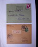 1945-1950 Classeur Blanc contenant environs 250/300