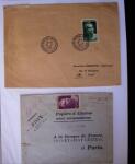 1945-1950 Classeur Blanc contenant environs 250/300