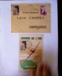 1945-1950 Classeur Blanc contenant environs 250/300