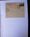 1945-1950 Classeur Blanc contenant environs 250/300