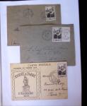 1945-1950 Classeur Blanc contenant environs 250/300