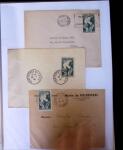 1945-1950 Classeur Blanc contenant environs 250/300