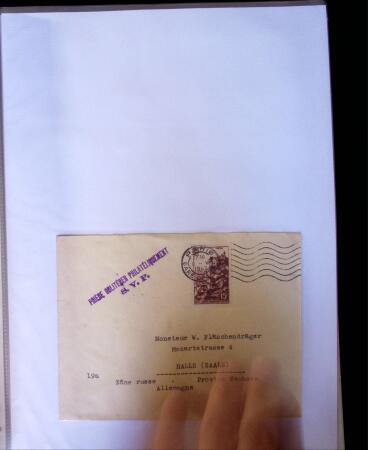 1945-1950 Classeur Blanc contenant environs 250/300