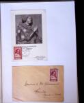 1945-1950 Classeur Blanc contenant environs 250/300