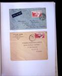 1945-1950 Classeur Blanc contenant environs 250/300