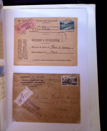 1945-1950 Classeur Blanc contenant environs 250/300