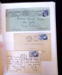 1945-1950 Classeur Blanc contenant environs 250/300