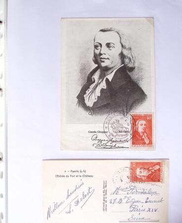 1949-1955 Classeur Blanc, contenant envions 350/400