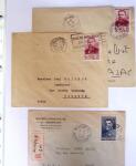 1949-1955 Classeur Blanc, contenant envions 350/400