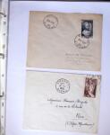 1949-1955 Classeur Blanc, contenant envions 350/400