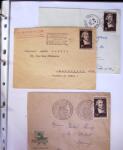 1949-1955 Classeur Blanc, contenant envions 350/400