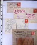 1949-1955 Classeur Blanc, contenant envions 350/400