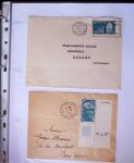 1949-1955 Classeur Blanc, contenant envions 350/400