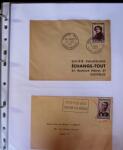 1949-1955 Classeur Blanc, contenant envions 350/400