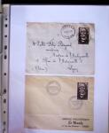 1949-1955 Classeur Blanc, contenant envions 350/400