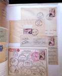 1949-1955 Classeur Blanc, contenant envions 350/400