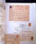 1949-1955 Classeur Blanc, contenant envions 350/400