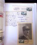 1949-1955 Classeur Blanc, contenant envions 350/400