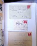 1949-1955 Classeur Blanc, contenant envions 350/400