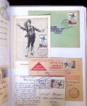1949-1955 Classeur Blanc, contenant envions 350/400