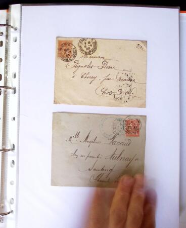 1871-1944 Classeur d'une centaine de plis, Alsace Lorraine