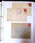 1871-1944 Classeur d'une centaine de plis, Alsace Lorraine