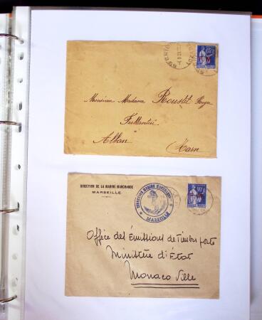 1871-1944 Classeur d'une centaine de plis, Alsace Lorraine